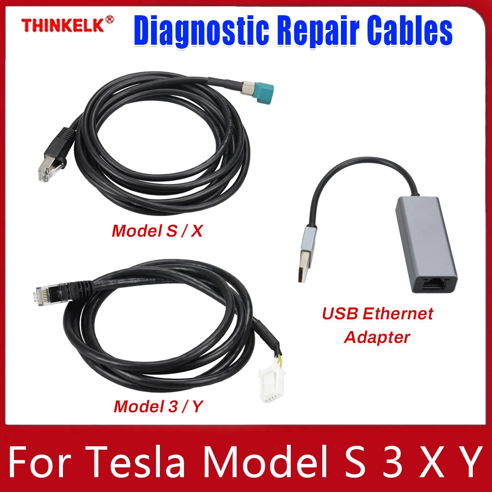 Новый диагностический сервисный кабель Ethernet для Tesla Toolbox Model 3 Y S X 1137658-00-A 1137658-00-C Ремонтный инструмент USB-адаптер Ethernet
Новый диагностический сервисный кабель Ethernet для Tesla Toolbox Model 3 Y S X 1137658-00-A 1137658-00-C Ремонтный инструмент USB-адаптер Ethernet