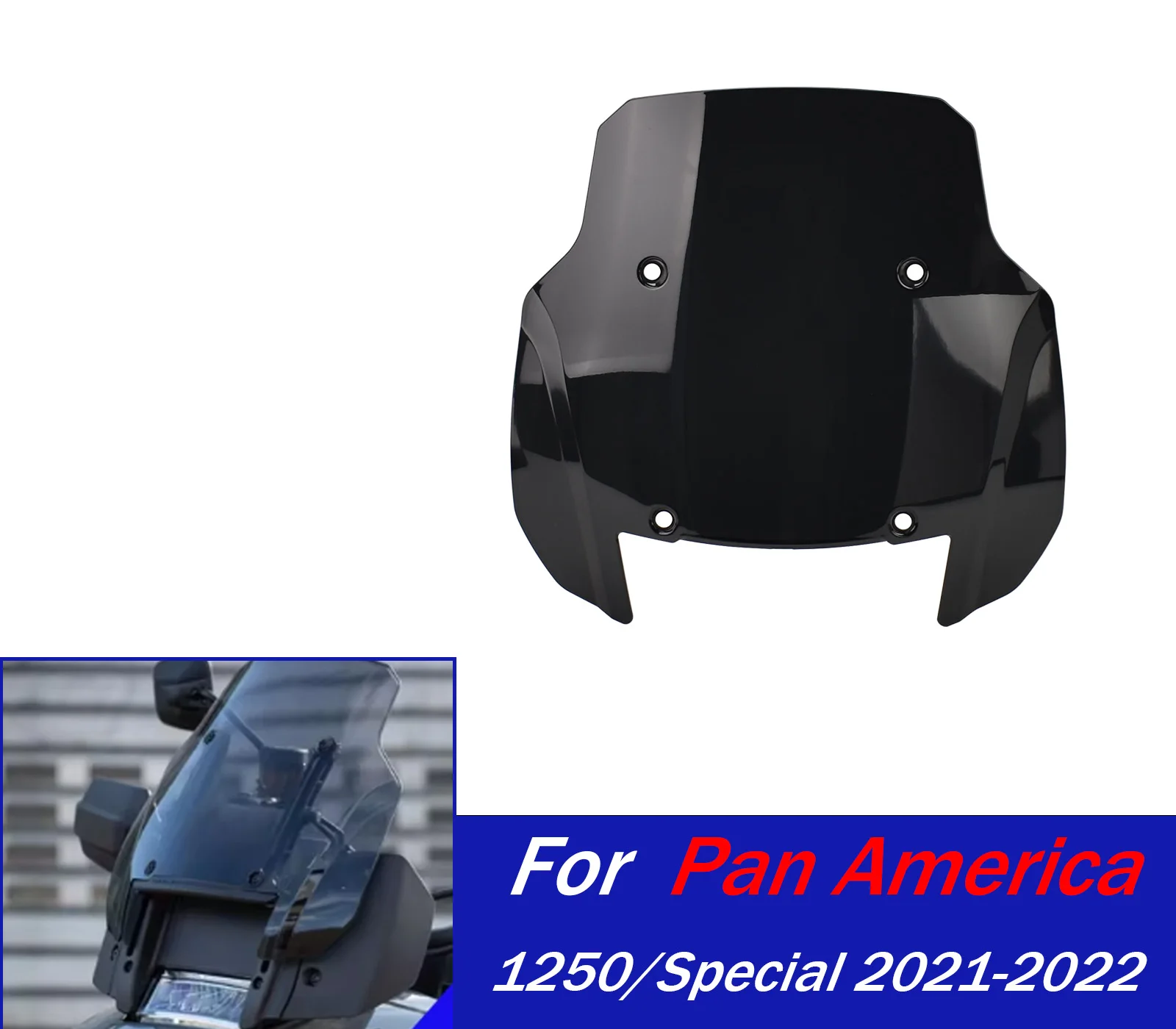 For Motorcycle Windshield Windscreen For Pan America 1250 S PA 1250S Panamerica 1250 2021 2022 Wind Shield Screen Air Deflectors
For Motorcycle Windshield Windscreen For Pan America 1250 S PA 1250S Panamerica 1250 2021 2022 Wind Shield Screen Air Deflectors