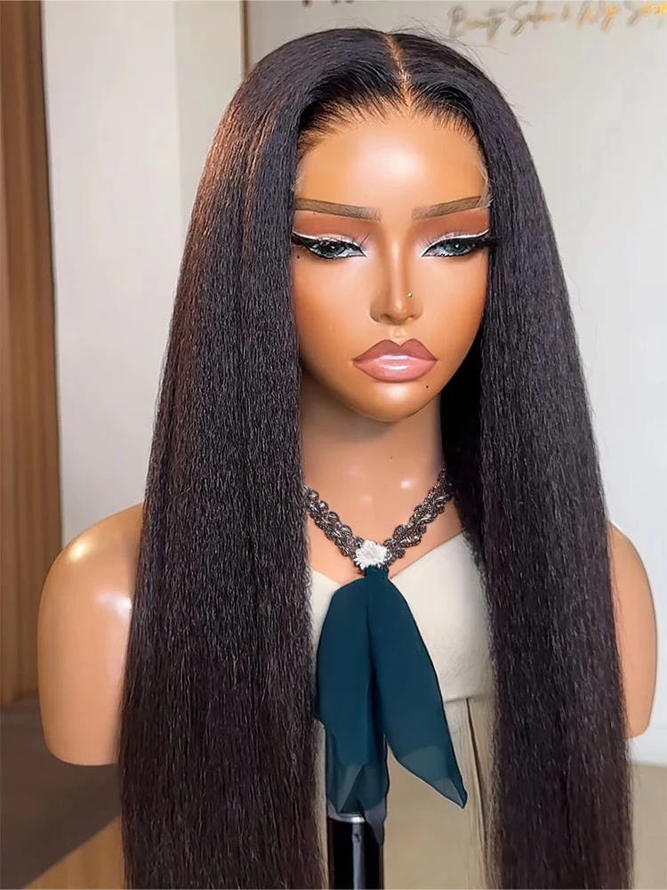 40 42 Inch Kinky Straight Lace Front Human Hair Wigs 300% Density Brazilian Hair HD Yaki Straight 13x4 13x6 360 Lace Frontal Wig
40 42 Inch Kinky Straight Lace Front Human Hair Wigs 300% Density Brazilian Hair HD Yaki Straight 13x4 13x6 360 Lace Frontal Wig