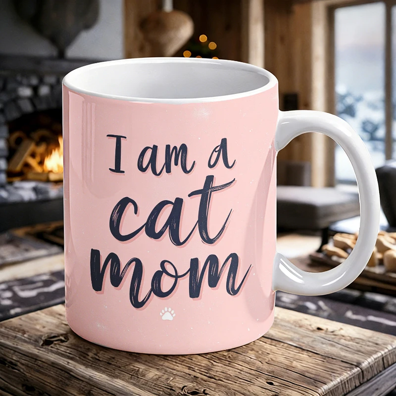 1PCS "I am a Cat Mom" Pink Ceramic Mug with Handle, Creative Coffee Mug, Milk Cup, Office Tea Cup, Drinking Cup, Fade-Resistant
1PCS "I am a Cat Mom" Pink Ceramic Mug with Handle, Creative Coffee Mug, Milk Cup, Office Tea Cup, Drinking Cup, Fade-Resistant