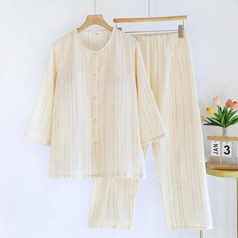 Women's Bralette Sleep Set: Crepe Yarn Pajamas with Bra Build in Work From Home Pajama Sets
Women's Bralette Sleep Set: Crepe Yarn Pajamas with Bra Build in Work From Home Pajama Sets