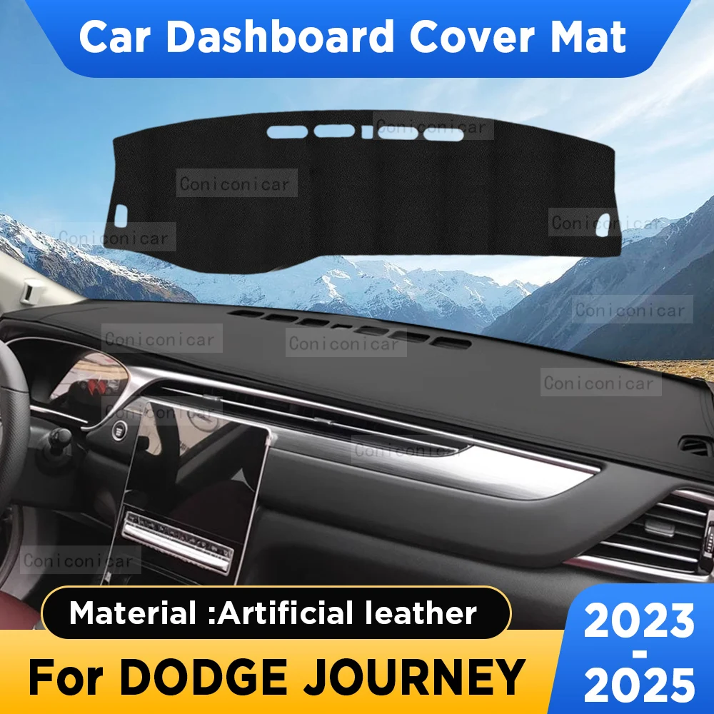 For DODGE JOURNEY 2025 Car Dashboard Cover Mat Sun Shade Avoid Light Pad Artificial Leather Rug Panel Mat Carpets Accessories
For DODGE JOURNEY 2025 Car Dashboard Cover Mat Sun Shade Avoid Light Pad Artificial Leather Rug Panel Mat Carpets Accessories