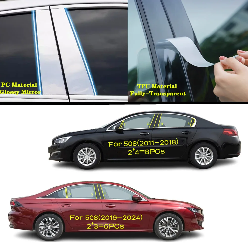 Для Peugeot 508 L 508L 2011-2018 2019-2024 автомобильный ТПУ/глянцевый зеркальный столб, крышка, накладка на дверь, окно, молдинг, наклейка, аксессуары
Для Peugeot 508 L 508L 2011-2018 2019-2024 автомобильный ТПУ/глянцевый зеркальный столб, крышка, накладка на дверь, окно, молдинг, наклейка, аксессуары