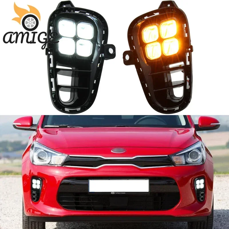 12 В светодиодные дневные фары для Kia Rio K2 2018 2019 2020 желтый указатель поворота DRL фары автомобиля светодиодные дневные ходовые огни авто противотуманные фары
12 В светодиодные дневные фары для Kia Rio K2 2018 2019 2020 желтый указатель поворота DRL фары автомобиля светодиодные дневные ходовые огни авто противотуманные фары