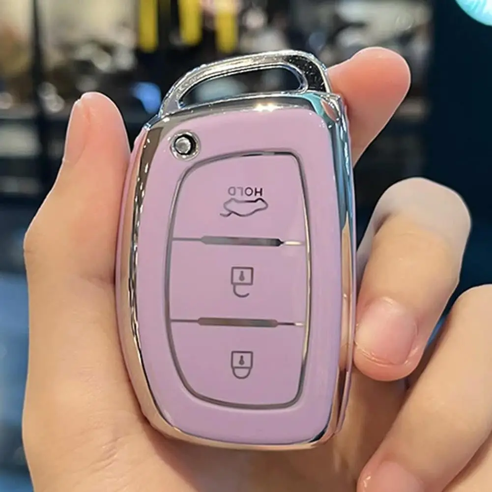TPU 3 and 4 Key Car Keybag for Hyundai ix35 i40 i20 i10 Tucson Elantra Creta Sonata Ioniq Accent, Color As Shown in Picture, 1 
TPU 3 and 4 Key Car Keybag for Hyundai ix35 i40 i20 i10 Tucson Elantra Creta Sonata Ioniq Accent, Color As Shown in Picture, 1
