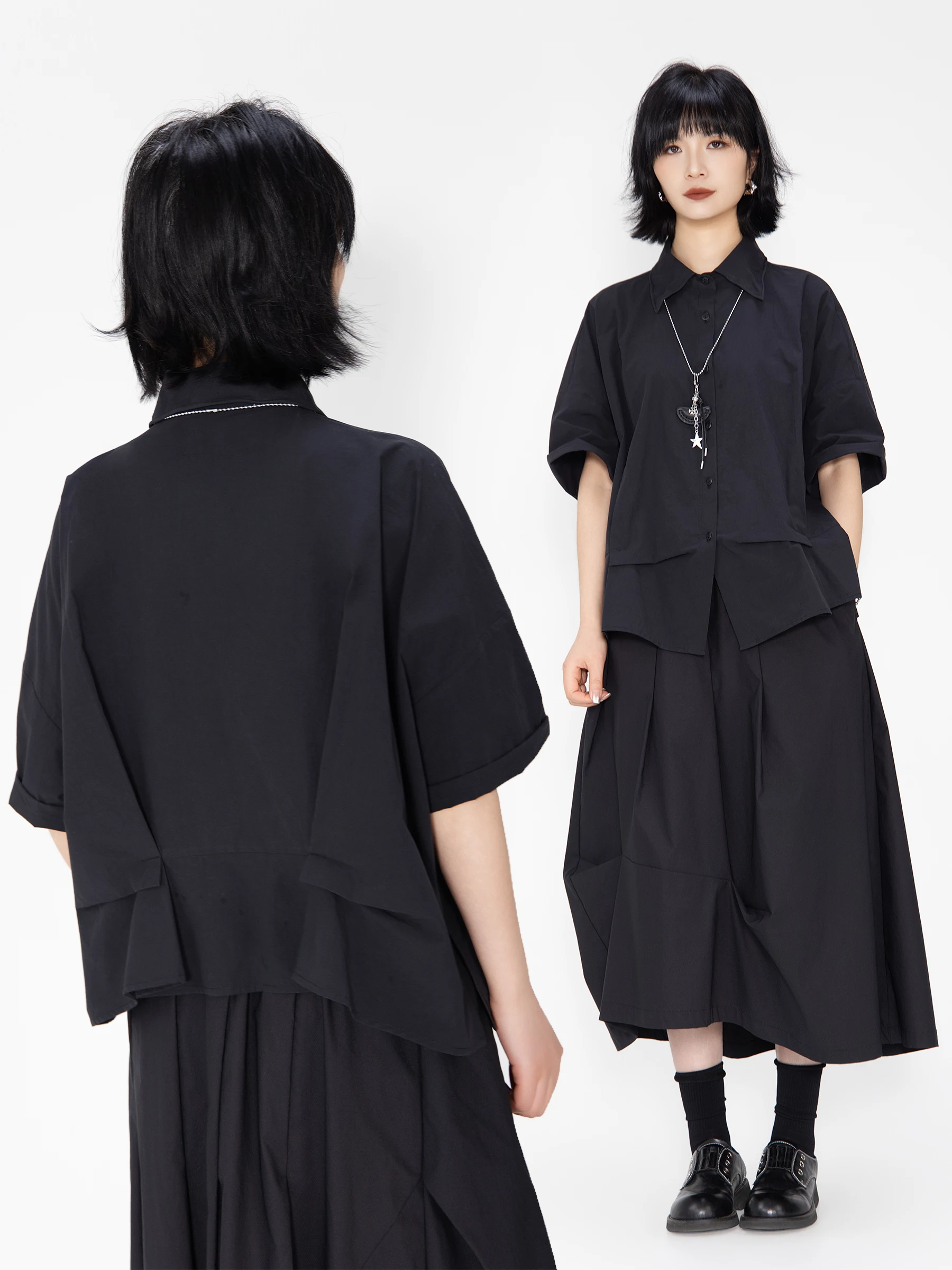 Женская повседневная хлопковая рубашка Bookru, лето 2026, свободный крой, с коротким рукавом, универсальная, простой стиль, дышащая, комфортная
Женская повседневная хлопковая рубашка Bookru, лето 2026, свободный крой, с коротким рукавом, универсальная, простой стиль, дышащая, комфортная