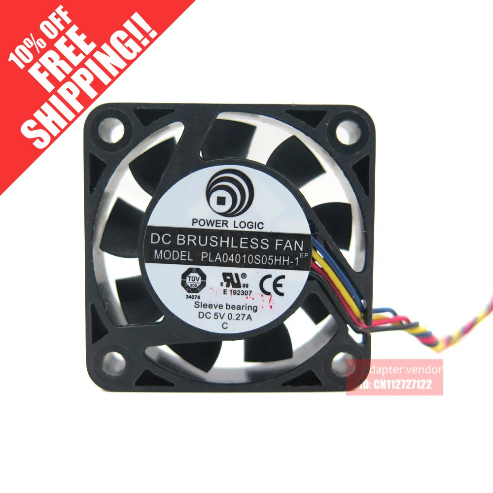 new POWER LOGIC 4010 4cm 5V 4 wire PWMcooling fan cooling fan PLA04010S05HH-1
new POWER LOGIC 4010 4cm 5V 4 wire PWMcooling fan cooling fan PLA04010S05HH-1
