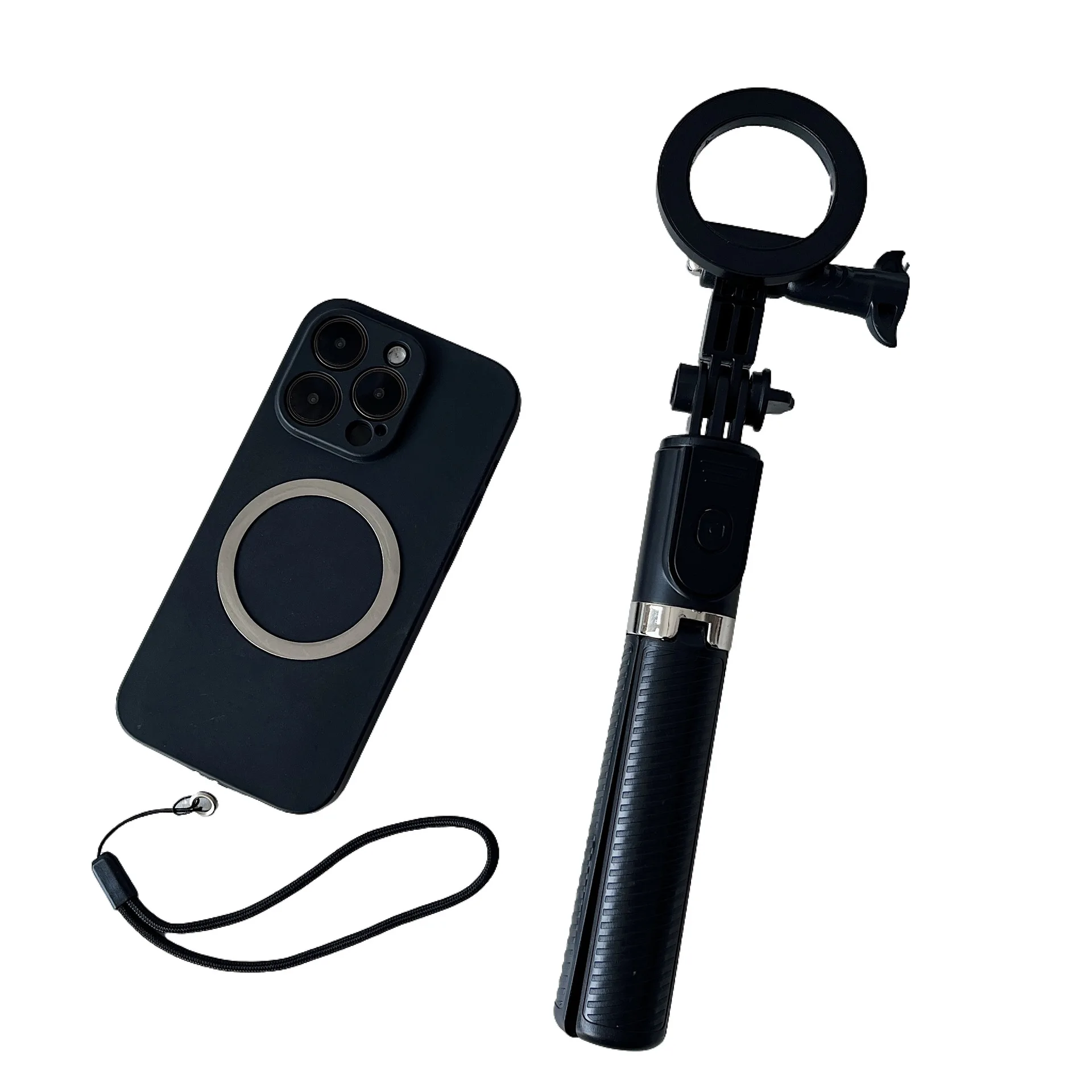 For Magsafe Magnetic Tripods Wireless Remote For Mobile Phone Tripod Portable Selfie Stick Monopod Universal Tripod Phone Holder
For Magsafe Magnetic Tripods Wireless Remote For Mobile Phone Tripod Portable Selfie Stick Monopod Universal Tripod Phone Holder