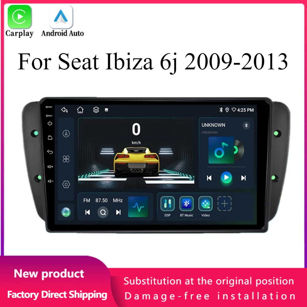 Android 14 Car Radio For Seat Ibiza 6j 2009-2013 Multimedia Player Navigation GPS Wireless Carplay Stereo Autoradio Touch Screen
Android 14 Car Radio For Seat Ibiza 6j 2009-2013 Multimedia Player Navigation GPS Wireless Carplay Stereo Autoradio Touch Screen