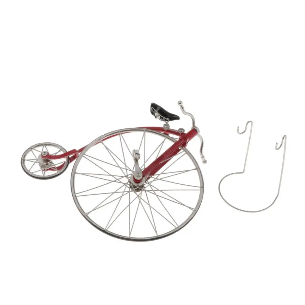 Simulation Alloy Diecast Bike Model Miniature Bicycle Vintage Decor for Home Office and Dollhouse Collection
Simulation Alloy Diecast Bike Model Miniature Bicycle Vintage Decor for Home Office and Dollhouse Collection
