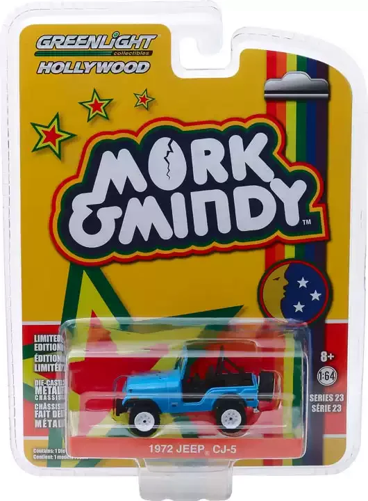 GreenLight 1:64 1972 Jeep CJ-5-Mork And Mindy Open Jeep Diecast Alloy Car Model Collectible Gift
GreenLight 1:64 1972 Jeep CJ-5-Mork And Mindy Open Jeep Diecast Alloy Car Model Collectible Gift