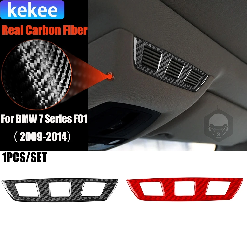 Carbon Fiber Car Accessories Front Roof Air Vent Interior Trim Cover Soft Sticker For BMW 7 Series F01 730li 740li 750li 2009-14
Carbon Fiber Car Accessories Front Roof Air Vent Interior Trim Cover Soft Sticker For BMW 7 Series F01 730li 740li 750li 2009-14