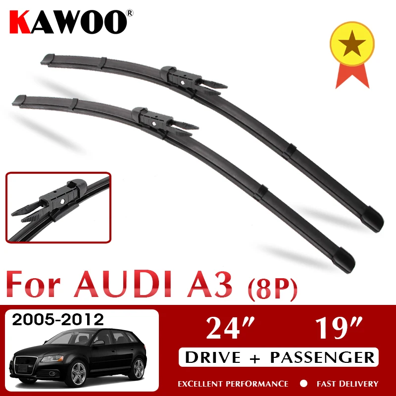 Car Wiper Blades For Audi A3 (8P) S3 RS3 2005-2012 Hatch Sedan Windshield Windscreen Window 24"+19" LHD RHD Auto Accessories
Car Wiper Blades For Audi A3 (8P) S3 RS3 2005-2012 Hatch Sedan Windshield Windscreen Window 24"+19" LHD RHD Auto Accessories