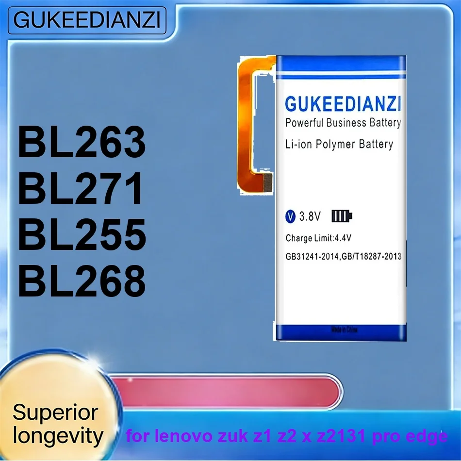 Mobile Phone Battery High-Efficiency BL271 BL268 BL263 4300-5600mAh For Lenovo Zuk Z1 Z2 x Z2131 Pro Edge
Mobile Phone Battery High-Efficiency BL271 BL268 BL263 4300-5600mAh For Lenovo Zuk Z1 Z2 x Z2131 Pro Edge