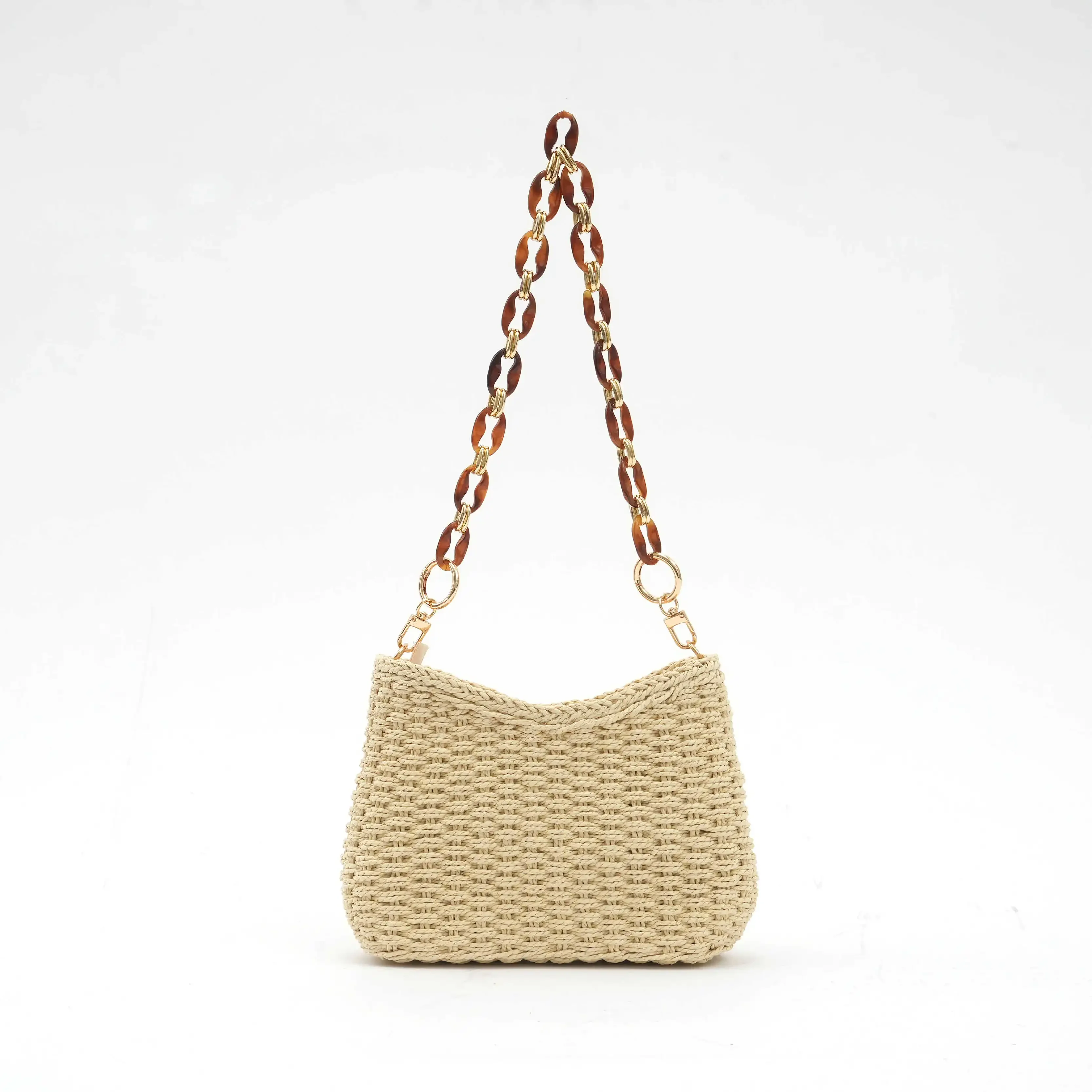 Retro Straw Woven Bag Commuting Women's Bags New Summer Resort Woven HandBag Small Chain Shoulder Bag
Retro Straw Woven Bag Commuting Women's Bags New Summer Resort Woven HandBag Small Chain Shoulder Bag