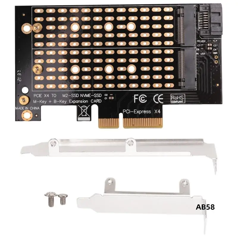 Адаптер 8X Pcie To M2/M.2 M.2 Ngff To Desktop Pcie X4 X8 X16 Nvme Sata Dual Ssd Pci Express Adapter Card
Адаптер 8X Pcie To M2/M.2 M.2 Ngff To Desktop Pcie X4 X8 X16 Nvme Sata Dual Ssd Pci Express Adapter Card