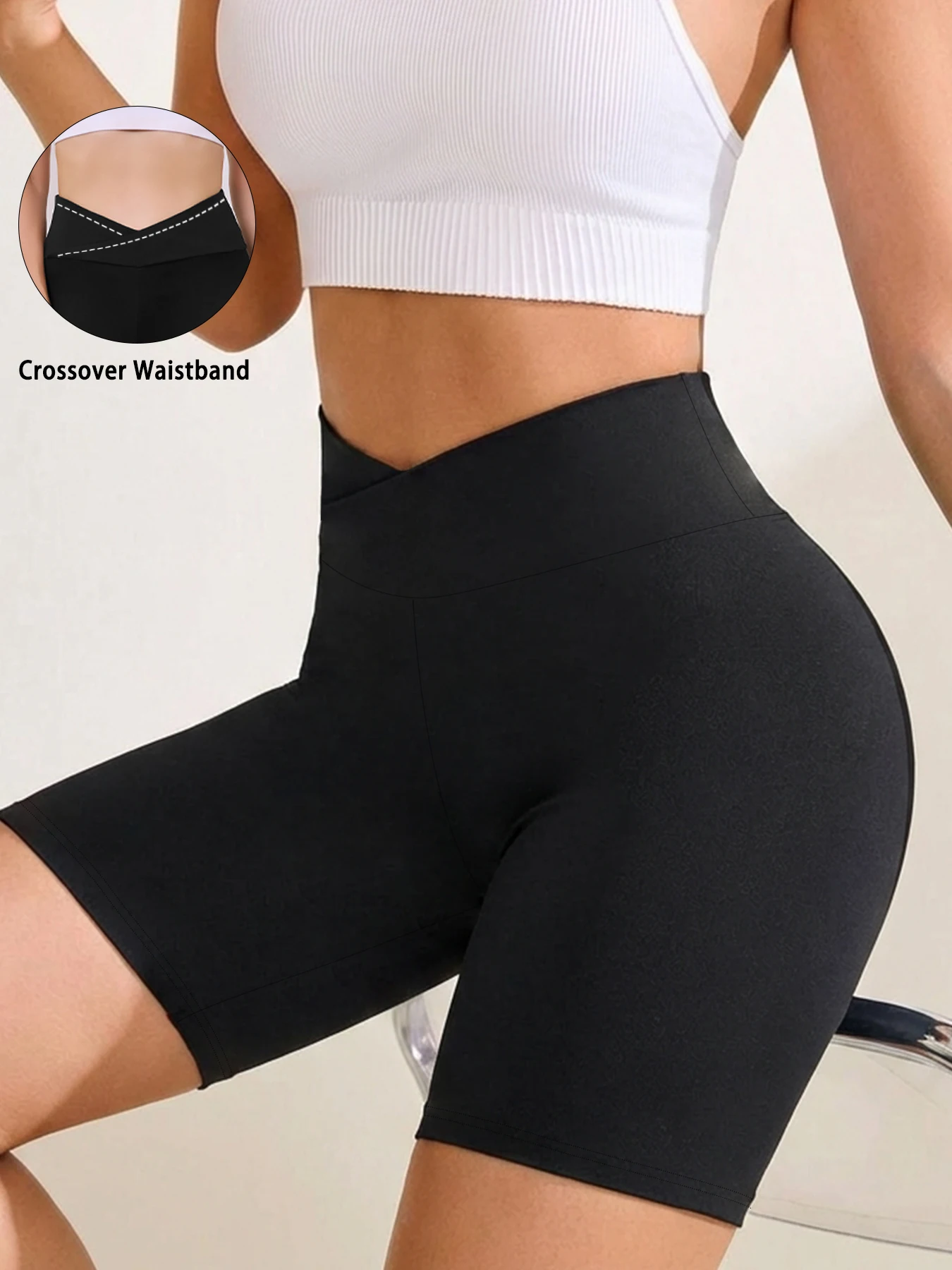 Women's Super Soft Crossover High Waisted Biker Shorts Tummy Control No See Through Workout Yoga Running Shorts
Women's Super Soft Crossover High Waisted Biker Shorts Tummy Control No See Through Workout Yoga Running Shorts