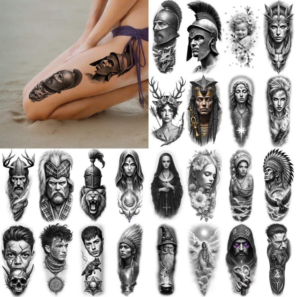 12pcs Temporary Tattoo Waterproof Long-lasting Body Stickers Face Paint Skull Tattoo For Men Arms Women
12pcs Temporary Tattoo Waterproof Long-lasting Body Stickers Face Paint Skull Tattoo For Men Arms Women
