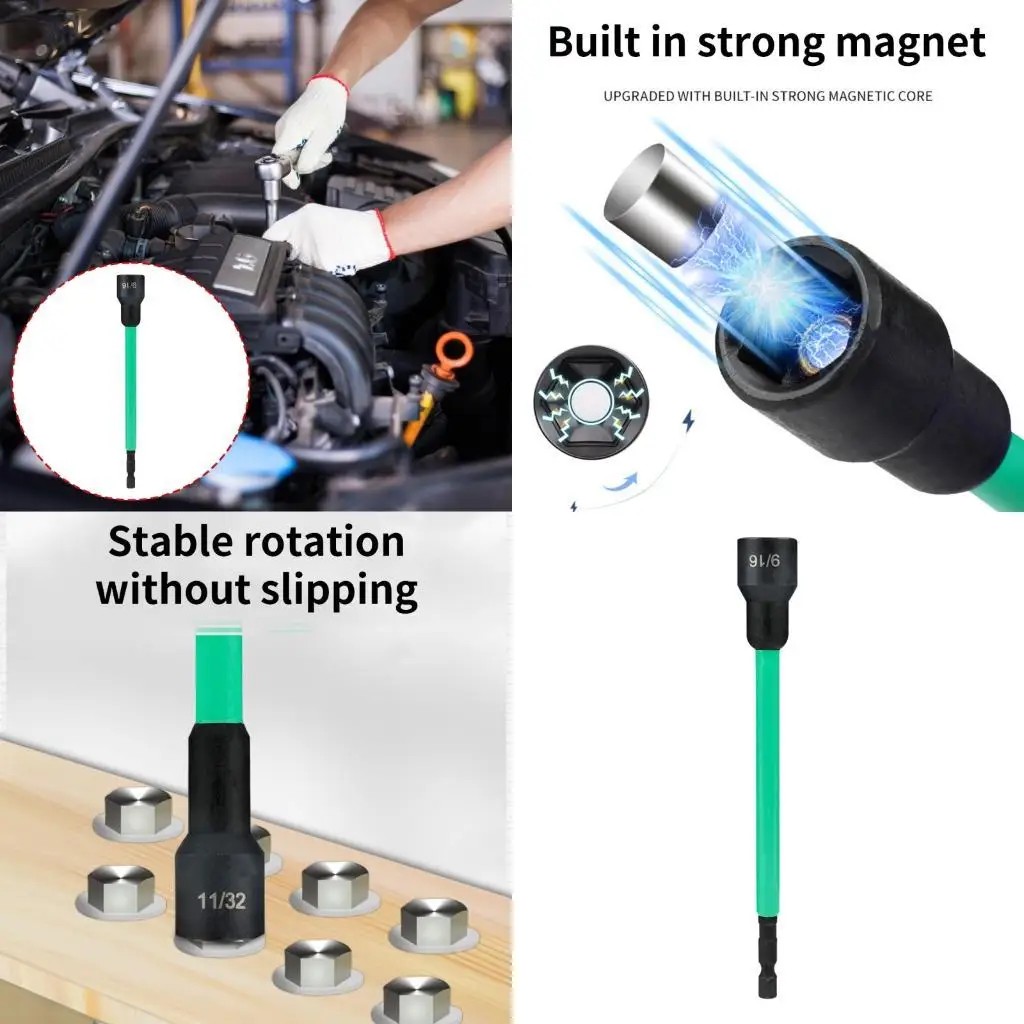 652F Long Reach Hexagonal Socket Extensions Nut Driver for Deep Access in Tight Space Perfect for Mechanics
652F Long Reach Hexagonal Socket Extensions Nut Driver for Deep Access in Tight Space Perfect for Mechanics