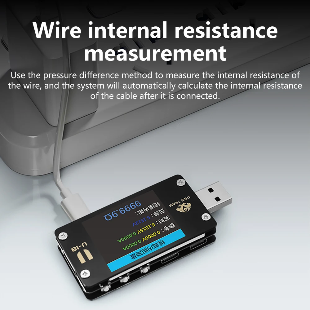 OSS U16 USB-ATFT экран USB вольтметр амперметр измеритель мощности автоматический детектор зарядка многофункциональный тестер
OSS U16 USB-ATFT экран USB вольтметр амперметр измеритель мощности автоматический детектор зарядка многофункциональный тестер