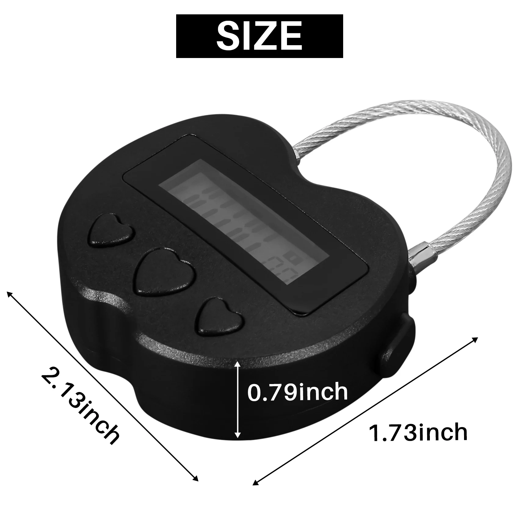 ABZZ-Smart Time Lock с ЖК-дисплеем, многофункциональный электронный таймер для путешествий, водонепроницаемый, перезаряжаемый через USB, временный таймер
ABZZ-Smart Time Lock с ЖК-дисплеем, многофункциональный электронный таймер для путешествий, водонепроницаемый, перезаряжаемый через USB, временный таймер