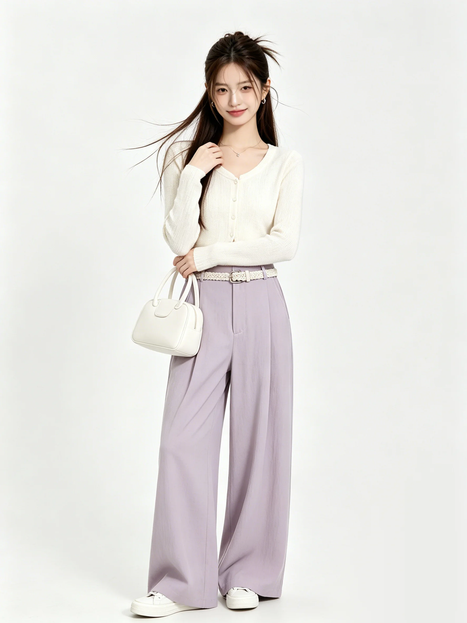 High Waist Wide Leg Casual Pants Skin-friendly Breathable Aged-resistant Summer Drapey Slimming Versatile Korean Simple Purpl...
High Waist Wide Leg Casual Pants Skin-friendly Breathable Aged-resistant Summer Drapey Slimming Versatile Korean Simple Purpl...