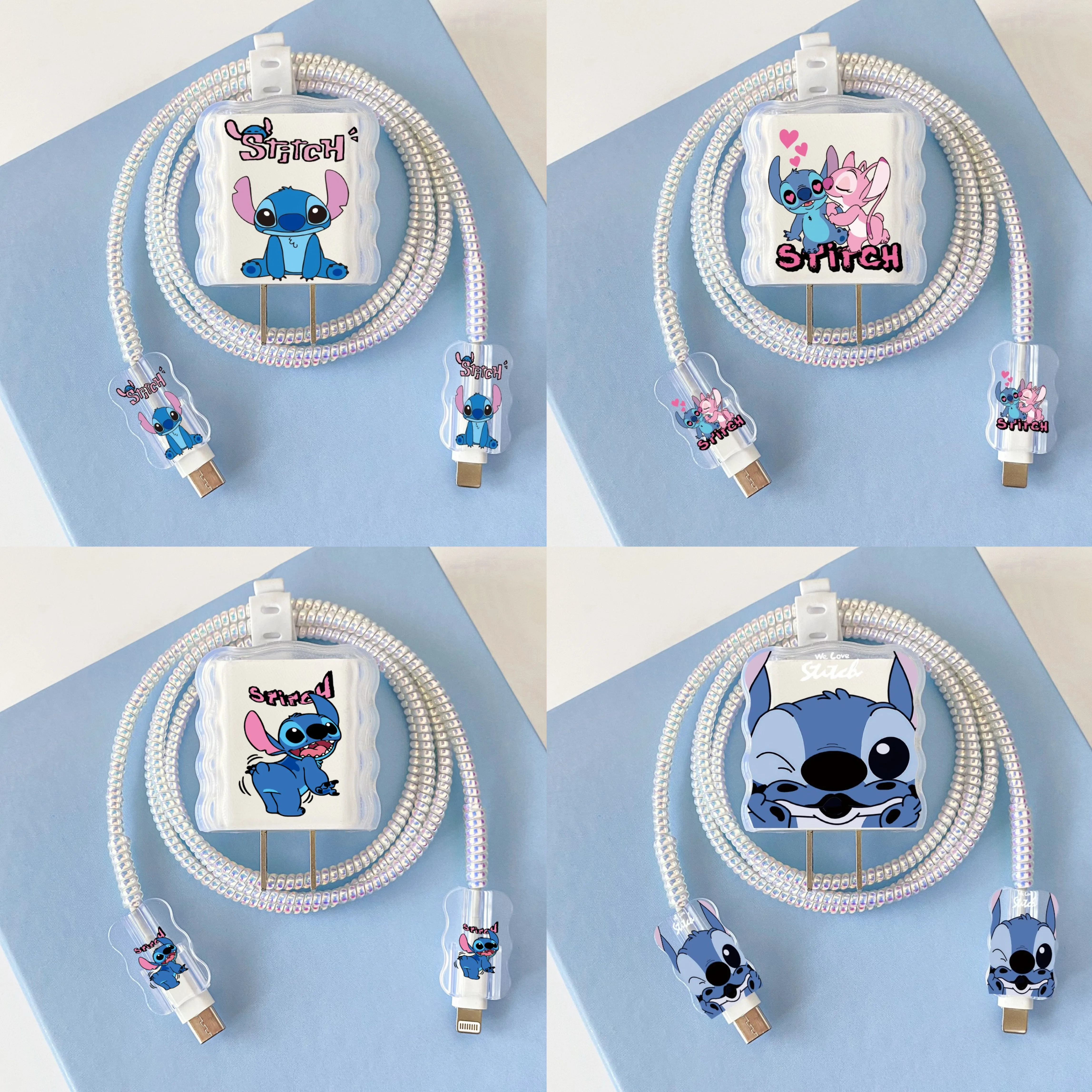 Cute Cartoon Stitch Charger Protector Case Cover for iPhone 20W 18W Adapter Charger Cable Management Cord Winder Accessories
Cute Cartoon Stitch Charger Protector Case Cover for iPhone 20W 18W Adapter Charger Cable Management Cord Winder Accessories