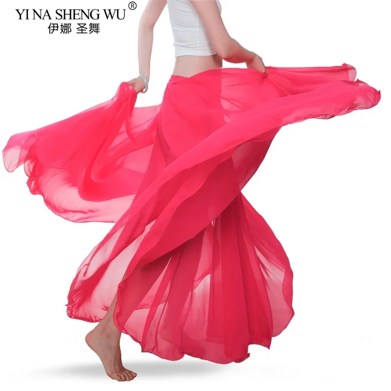 Women Belly Dance Costume Long Big Swing Chiffon Skirt Performance Stage Elegant Bellydance Wear Long 720 Degree Swing Skirt
Women Belly Dance Costume Long Big Swing Chiffon Skirt Performance Stage Elegant Bellydance Wear Long 720 Degree Swing Skirt