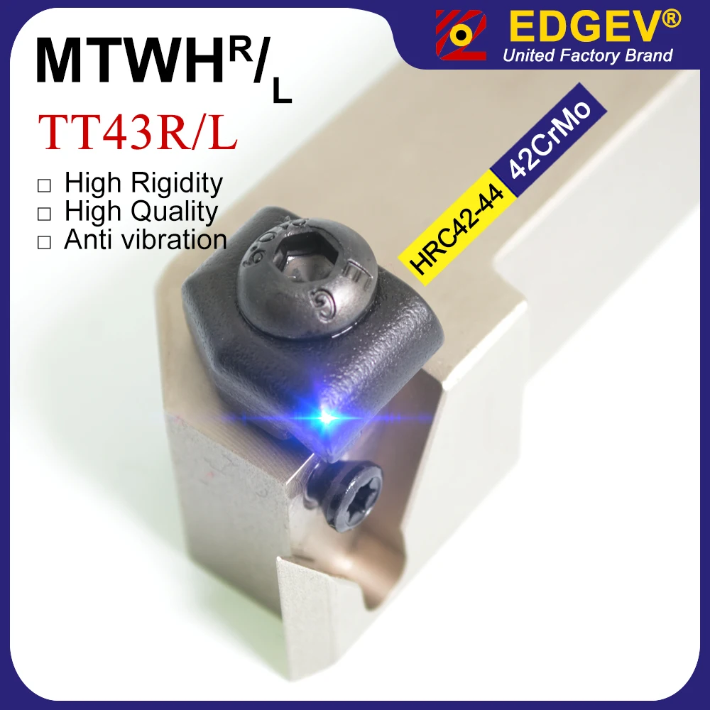 MTWHR External Thread Turning Tool for TT43R TT43 6001 Metal Threaded Insert KTTR2020 KTTR2525 Lathe Thread Cutter Holder
MTWHR External Thread Turning Tool for TT43R TT43 6001 Metal Threaded Insert KTTR2020 KTTR2525 Lathe Thread Cutter Holder