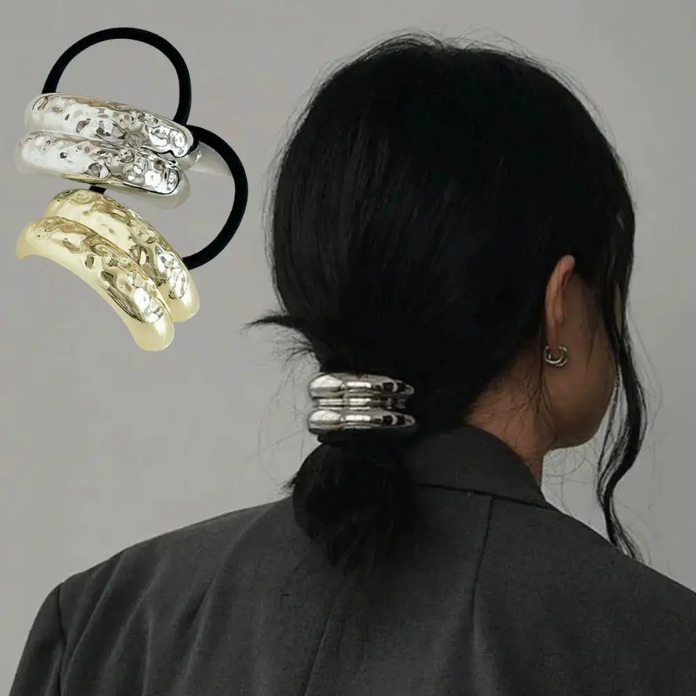 Metal Irregular Hair Rope Metal Smooth Hair Scrunchies Ponytail Holder Hair Ties Gold Silver Vintage Jewely Hair Accessories
Metal Irregular Hair Rope Metal Smooth Hair Scrunchies Ponytail Holder Hair Ties Gold Silver Vintage Jewely Hair Accessories