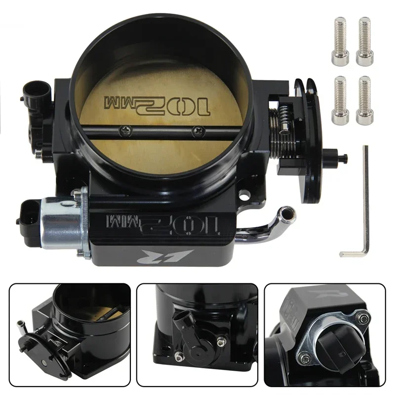 CNC Billet Throttle Body 102MM+TPS IAC Position Sensor Kit For Chevy GM Gen III LS1 LSX Aluminum Black/Silver
CNC Billet Throttle Body 102MM+TPS IAC Position Sensor Kit For Chevy GM Gen III LS1 LSX Aluminum Black/Silver