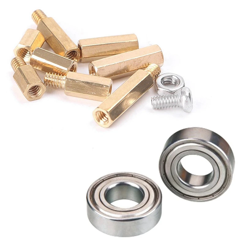 A59Z-20Pcs 695ZZ Miniature Deep Groove Ball Bearing & 300 Pcs M2 Hex Column Spacer Screw Nut Assortment Kit
A59Z-20Pcs 695ZZ Miniature Deep Groove Ball Bearing & 300 Pcs M2 Hex Column Spacer Screw Nut Assortment Kit