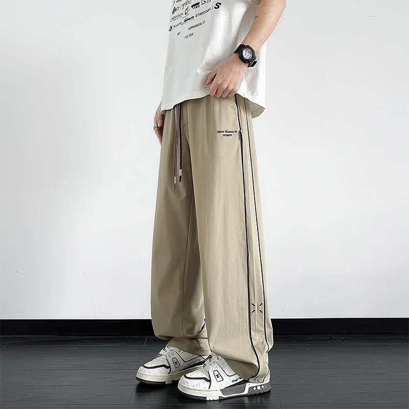 Летние мужские спортивные штаны, широкие прямые охлаждающие брюки из ледяного шелка, большой размер 8XL, 7XL, 6XL, спортивная одежда, спортивные брюки свободного покроя
Летние мужские спортивные штаны, широкие прямые охлаждающие брюки из ледяного шелка, большой размер 8XL, 7XL, 6XL, спортивная одежда, спортивные брюки свободного покроя