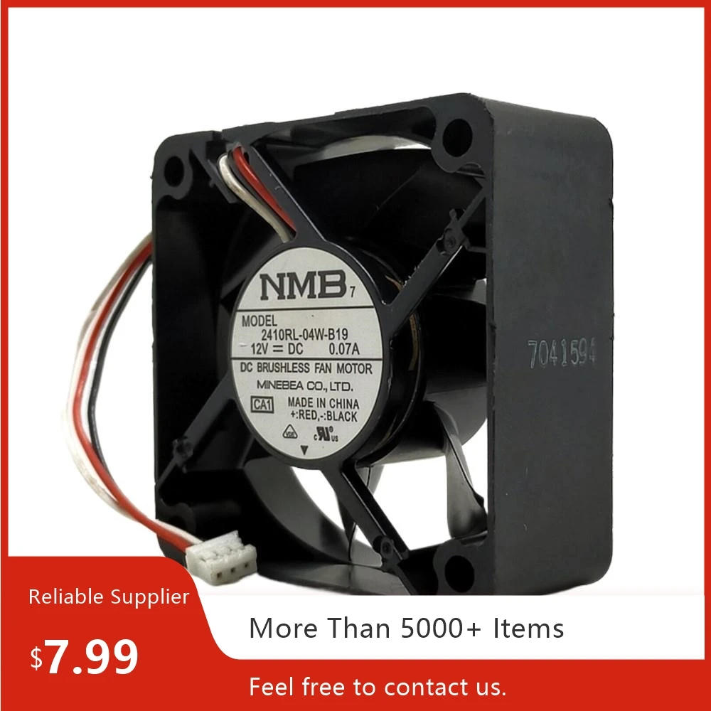 Для вентилятора NMB 2410RL-04W-B19, 12 В, 0,07 А, 60 мм x 60 мм x 25 мм. Охлаждение проекторов, инверторы
Для вентилятора NMB 2410RL-04W-B19, 12 В, 0,07 А, 60 мм x 60 мм x 25 мм. Охлаждение проекторов, инверторы