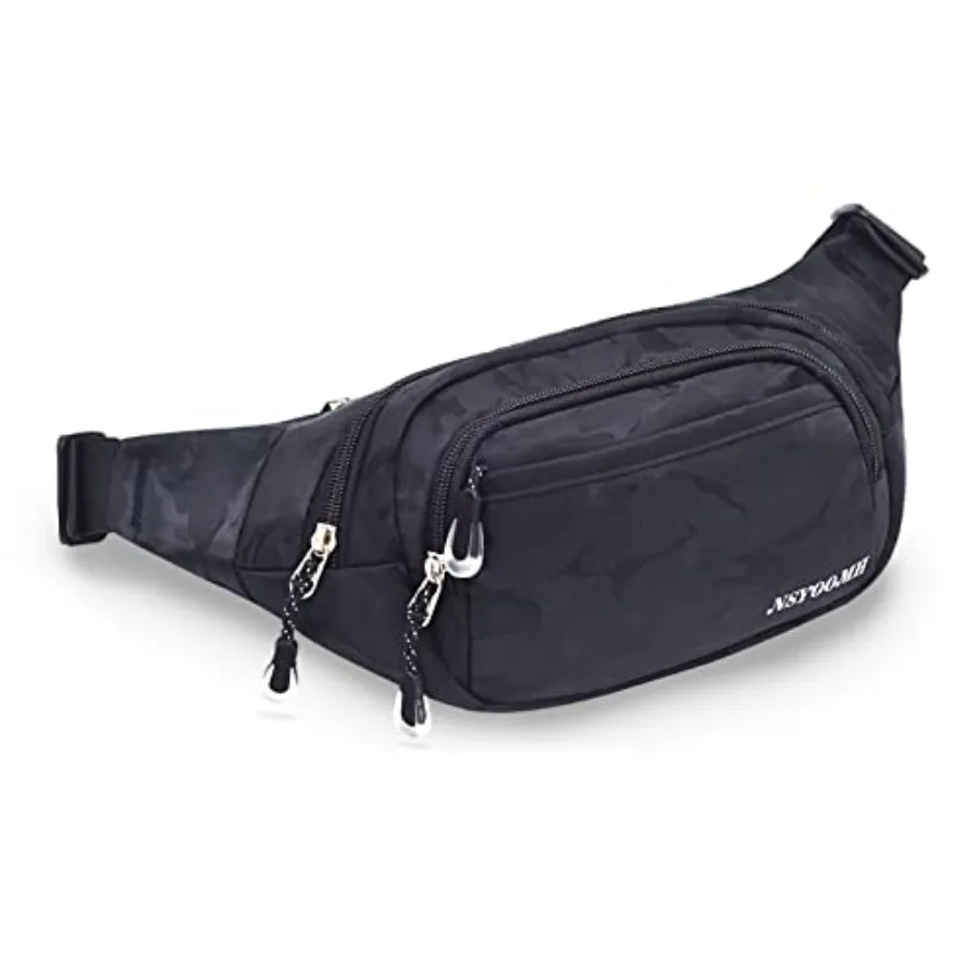 Crossbody Fanny Pack for Women Men, 5-Zipper Pockets Water Resistant Practical Waist Bag, for Outdoor Running Cycling Sports Tr
Crossbody Fanny Pack for Women Men, 5-Zipper Pockets Water Resistant Practical Waist Bag, for Outdoor Running Cycling Sports Tr