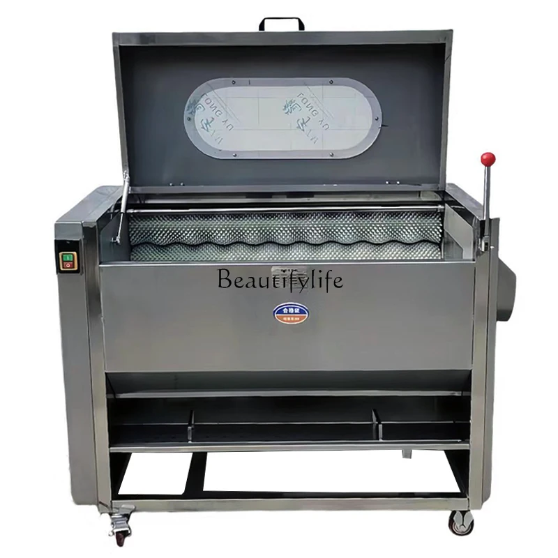 Peeling and cleaning machine Integrated brush Commercial stainless steel ginger taro sweet potato onion potato peeling machine
Peeling and cleaning machine Integrated brush Commercial stainless steel ginger taro sweet potato onion potato peeling machine
