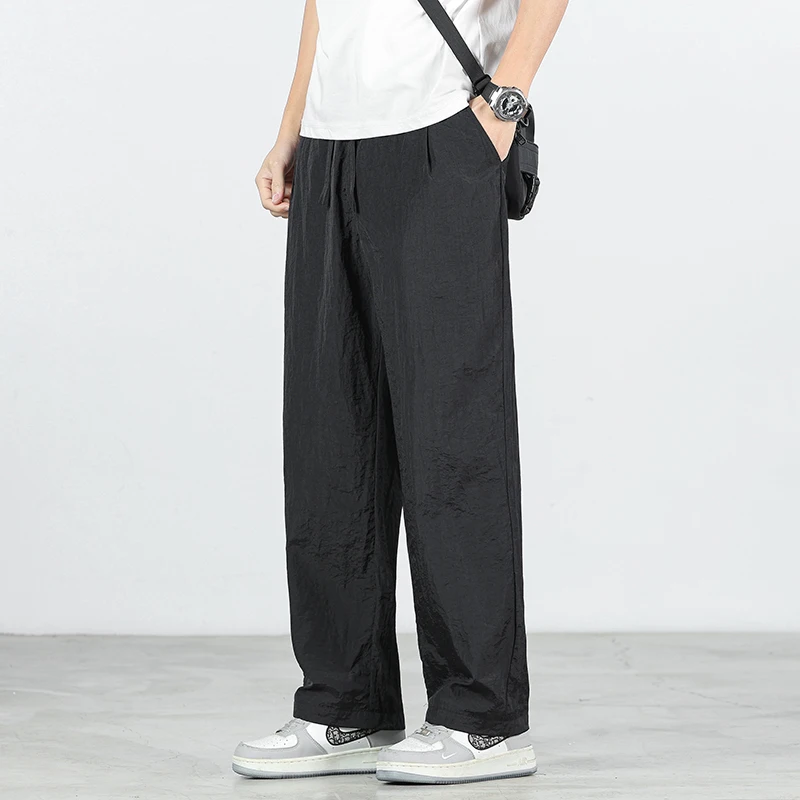 Summer Men's Casual Thin Pants Quick Dry Baggy Straight Sports Leisure Fashion Khaki Black Long Cargo Trouser Man Brand Clothing
Summer Men's Casual Thin Pants Quick Dry Baggy Straight Sports Leisure Fashion Khaki Black Long Cargo Trouser Man Brand Clothing