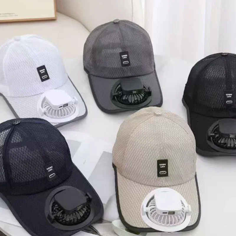Летние кепки с вентилятором на солнечной энергии, легкая бейсболка для мужчин и женщин, дышащая сетка, регулируемая и быстросохнущая
Летние кепки с вентилятором на солнечной энергии, легкая бейсболка для мужчин и женщин, дышащая сетка, регулируемая и быстросохнущая