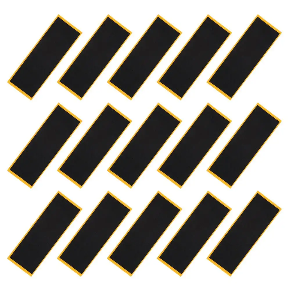 15 Pcs Grip Tape 38mmx110mm Anti-slip Foam Pads for Mini Skateboard Practice Competition Black Stickers
15 Pcs Grip Tape 38mmx110mm Anti-slip Foam Pads for Mini Skateboard Practice Competition Black Stickers