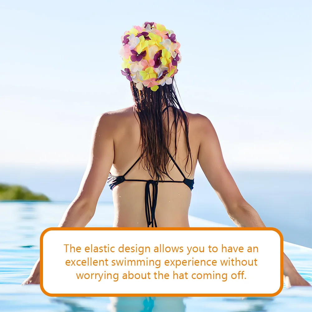2pcs Floral Swim Cap For Women Elastic Large Stretchy Hair Protection Long Hair Ladies Cloth Swimming Hat Bath Pool
2pcs Floral Swim Cap For Women Elastic Large Stretchy Hair Protection Long Hair Ladies Cloth Swimming Hat Bath Pool
