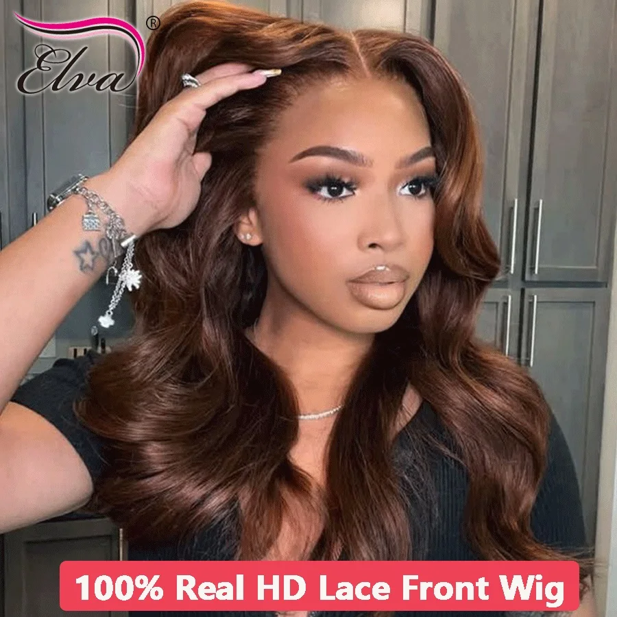 250% Body Wave Chocolate Brown 13X6 HD Lace Frontal Wig Glueless 5X5 HD Closure Human Hair Wigs For Women Skinlike Pre plucked
250% Body Wave Chocolate Brown 13X6 HD Lace Frontal Wig Glueless 5X5 HD Closure Human Hair Wigs For Women Skinlike Pre plucked