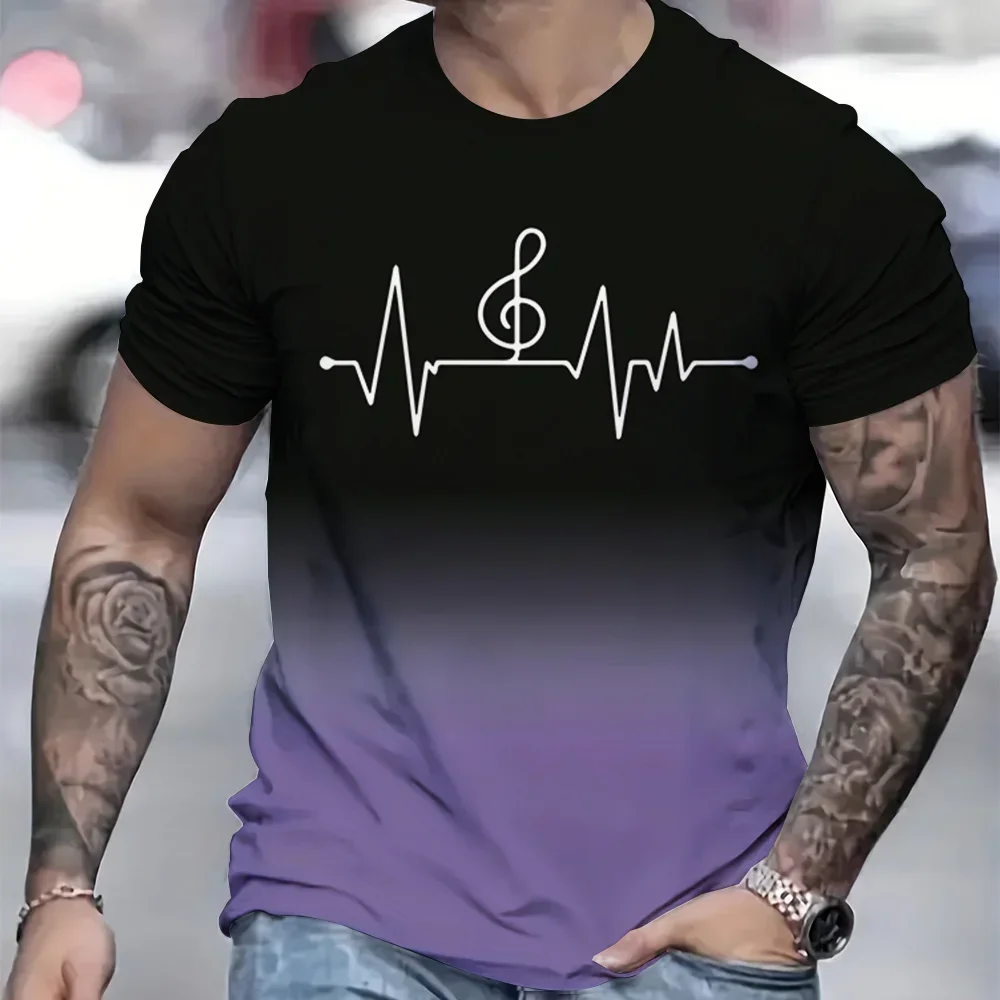 Fashion 3D Gradient Print T Shirt For Men Summer Hot Sale Sports Short Sleeve Casual Round Neck Oversized T-shirt Daily Pullover
Fashion 3D Gradient Print T Shirt For Men Summer Hot Sale Sports Short Sleeve Casual Round Neck Oversized T-shirt Daily Pullover