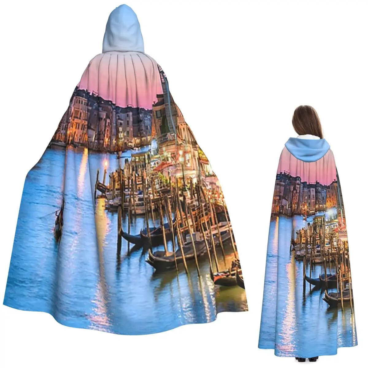 Venice Grand Canal Long Hooded Cloak Witch Medieval Costume Cosplay Cape HalloweenVampire Adult Unisex
Venice Grand Canal Long Hooded Cloak Witch Medieval Costume Cosplay Cape HalloweenVampire Adult Unisex