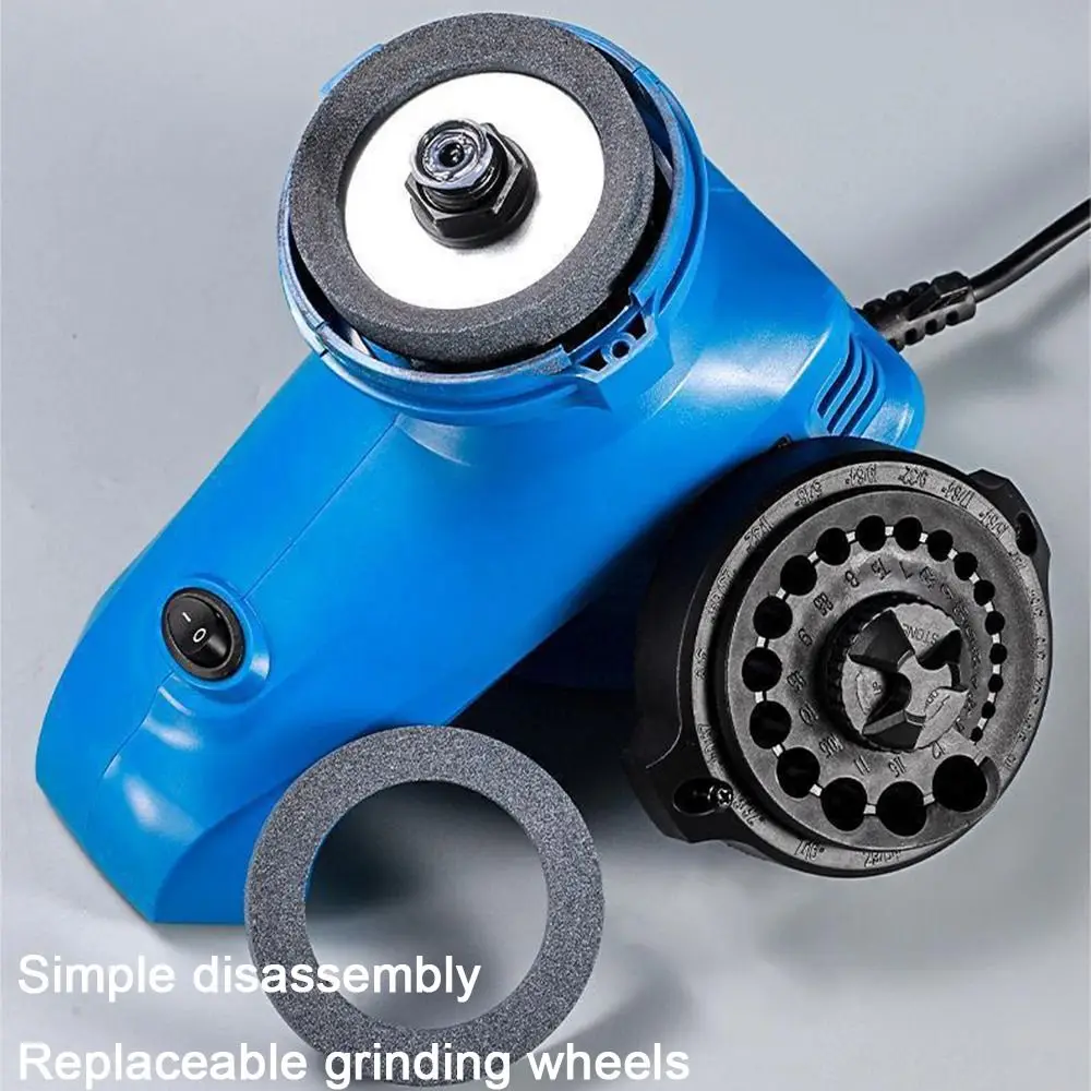 For 3‑12mm Twist Bits Drill Bit Sharpener 19 Holes Anti Slip Foot Pads Grinding Drill Machine Multipurpose Portable
For 3‑12mm Twist Bits Drill Bit Sharpener 19 Holes Anti Slip Foot Pads Grinding Drill Machine Multipurpose Portable
