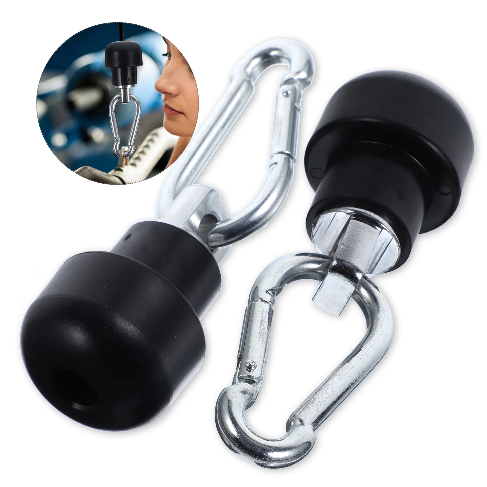 2 Sets Fitness Equipment Accessories Wire Rope DIY Fixing Attachments for Cable Machine Gym Pulley Plastic Iron
2 Sets Fitness Equipment Accessories Wire Rope DIY Fixing Attachments for Cable Machine Gym Pulley Plastic Iron