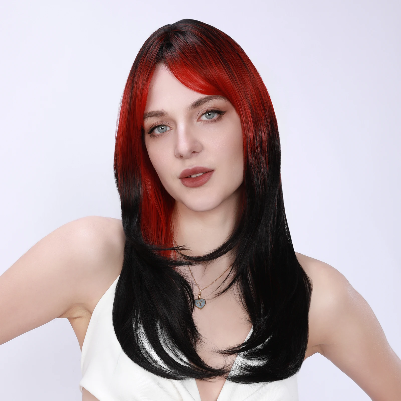 Synthetic women's fashion wigs, breathable and heat-resistant rose net material, suitable for women's daily wear
Synthetic women's fashion wigs, breathable and heat-resistant rose net material, suitable for women's daily wear