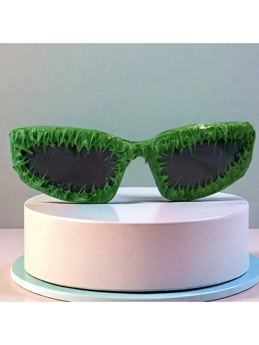 Punk Style Cat Eye Fashion Glasses Green For Festival Party
Punk Style Cat Eye Fashion Glasses Green For Festival Party