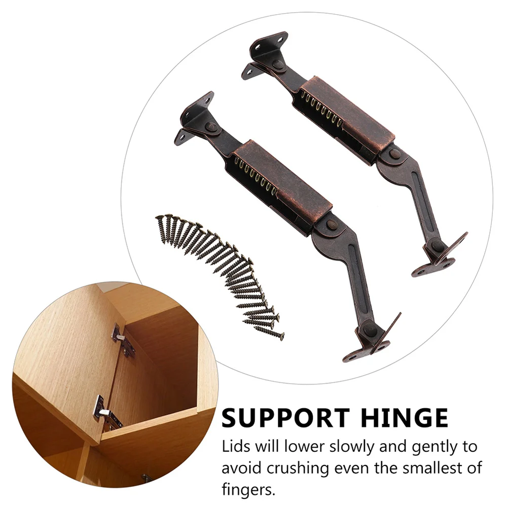 4 Pcs Support Hinge Sturdy Metal Structure Lid Stay Chest Hardware Toy Chest Hinges Wooden Door Pivot
4 Pcs Support Hinge Sturdy Metal Structure Lid Stay Chest Hardware Toy Chest Hinges Wooden Door Pivot
