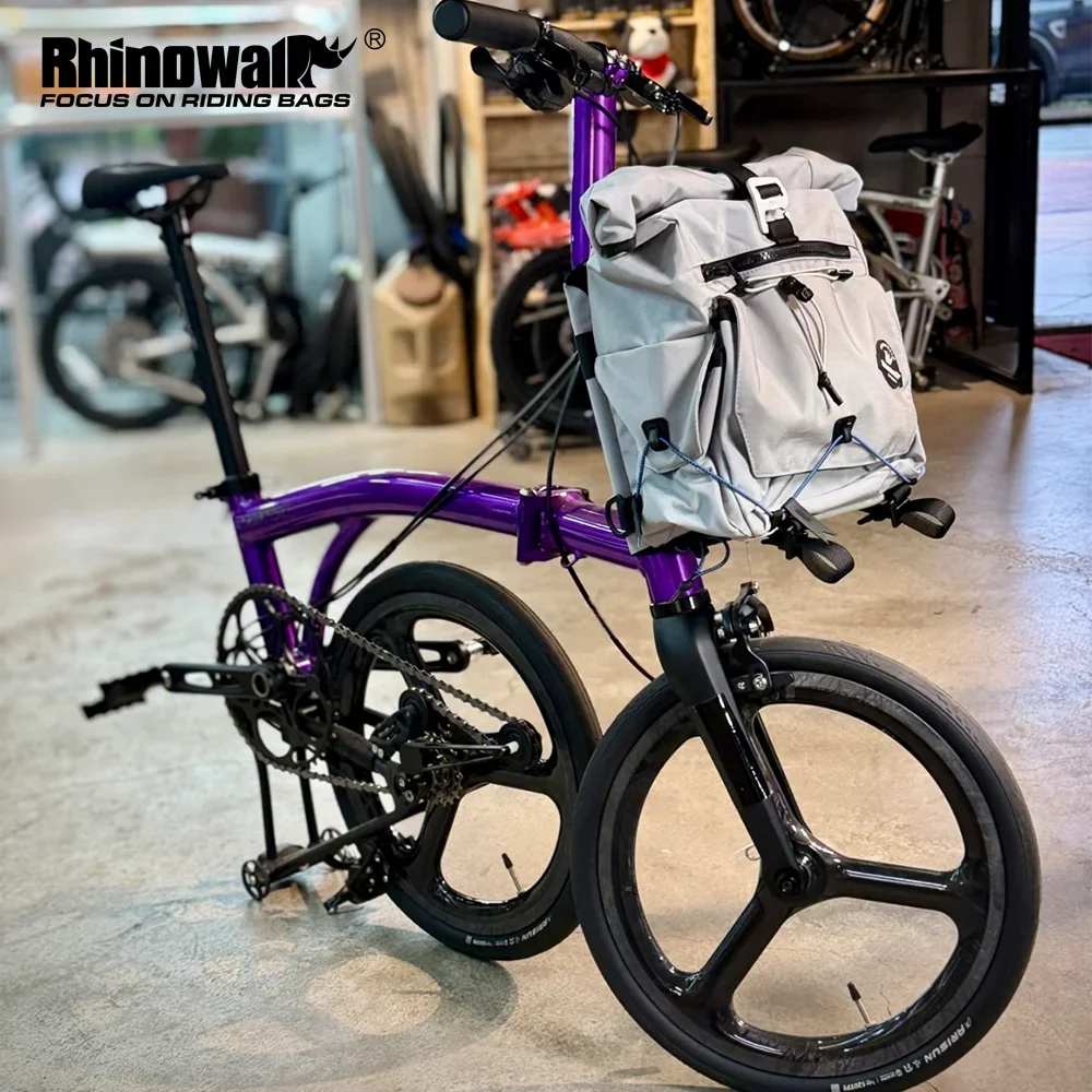 Rhinowalk Bike Handlebar Bag 17L Cycling Backpack Storage Bag Front Basket With MOLLE System Rack Support For Brompton Dahon
Rhinowalk Bike Handlebar Bag 17L Cycling Backpack Storage Bag Front Basket With MOLLE System Rack Support For Brompton Dahon