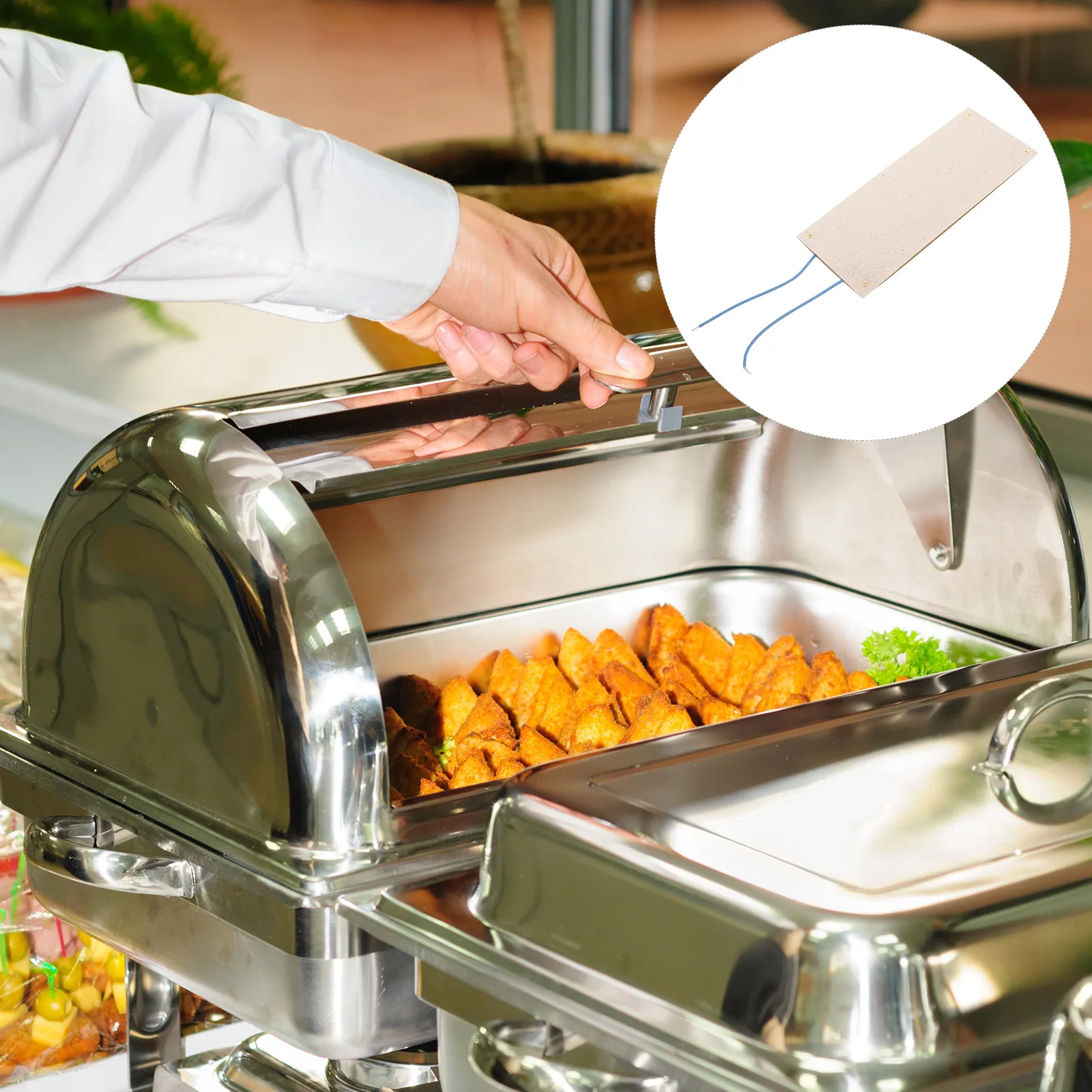 Stainless Steel Heating Plate Catering Electric Hot Plate Accessories Buffet Chafer Heat Conduction Sheet Chafing Dish
Stainless Steel Heating Plate Catering Electric Hot Plate Accessories Buffet Chafer Heat Conduction Sheet Chafing Dish